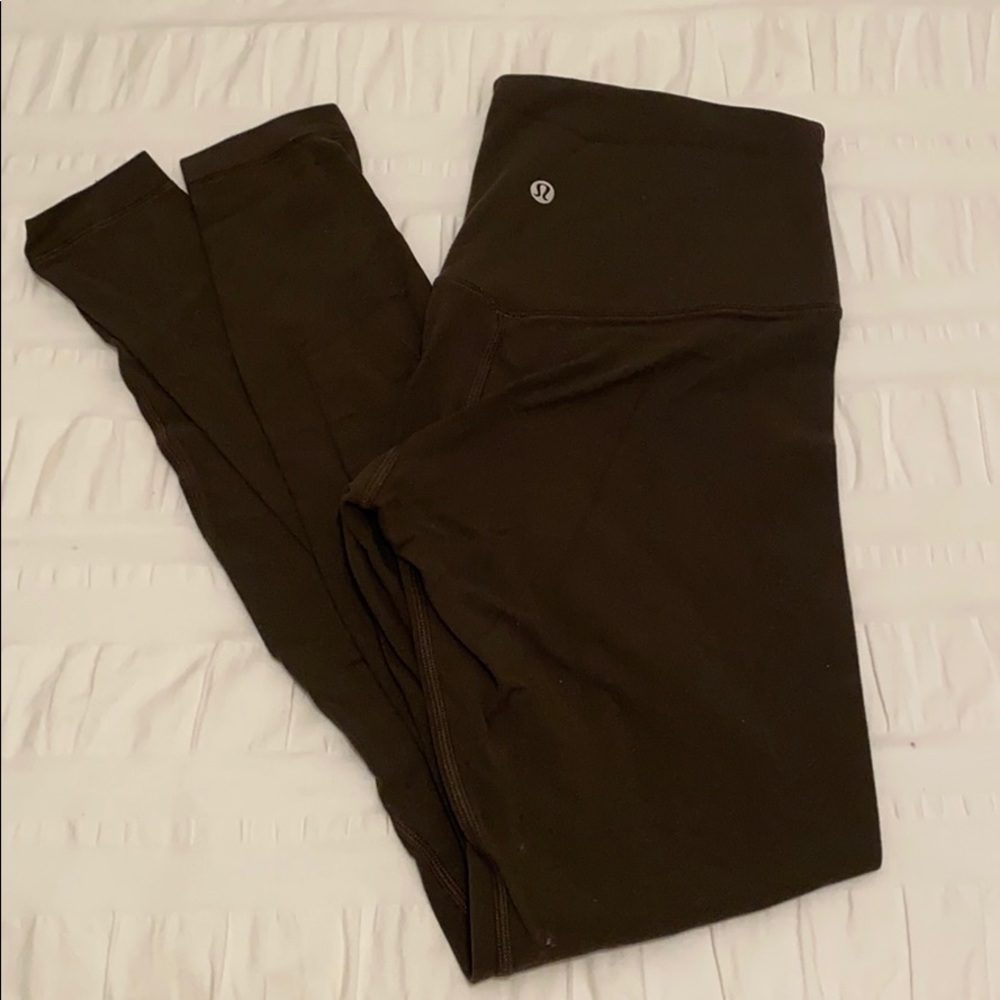 Green Lululemon Size 6 Align Leggings